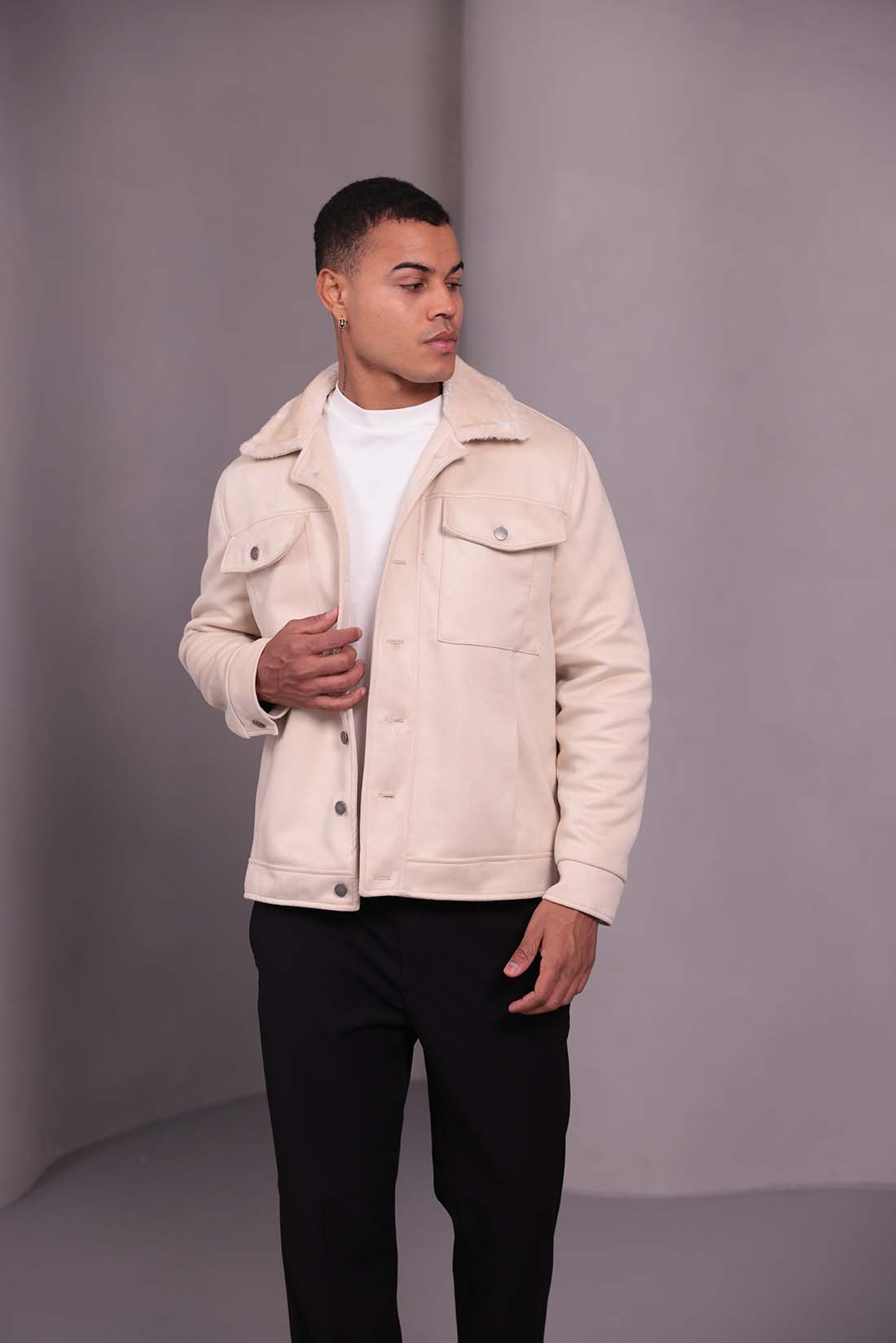 Süet Basic Mont Krem